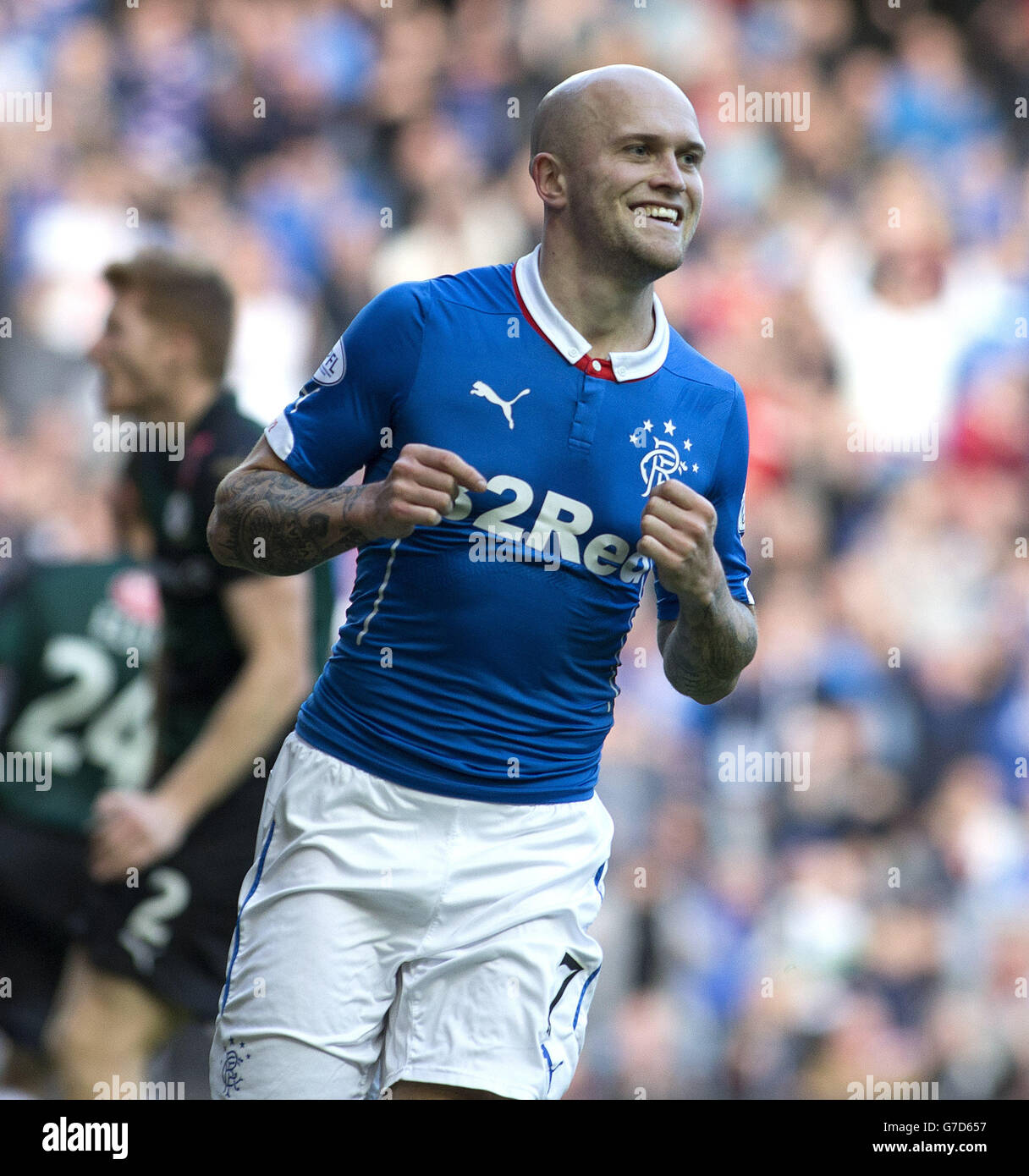 Soccer - SPFL Championship - Rangers v Raith Rovers - Ibrox Stadium Stock Photo