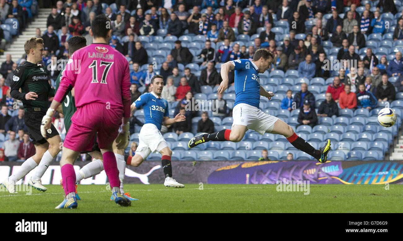 Soccer - SPFL Championship - Rangers v Raith Rovers - Ibrox Stadium Stock Photo