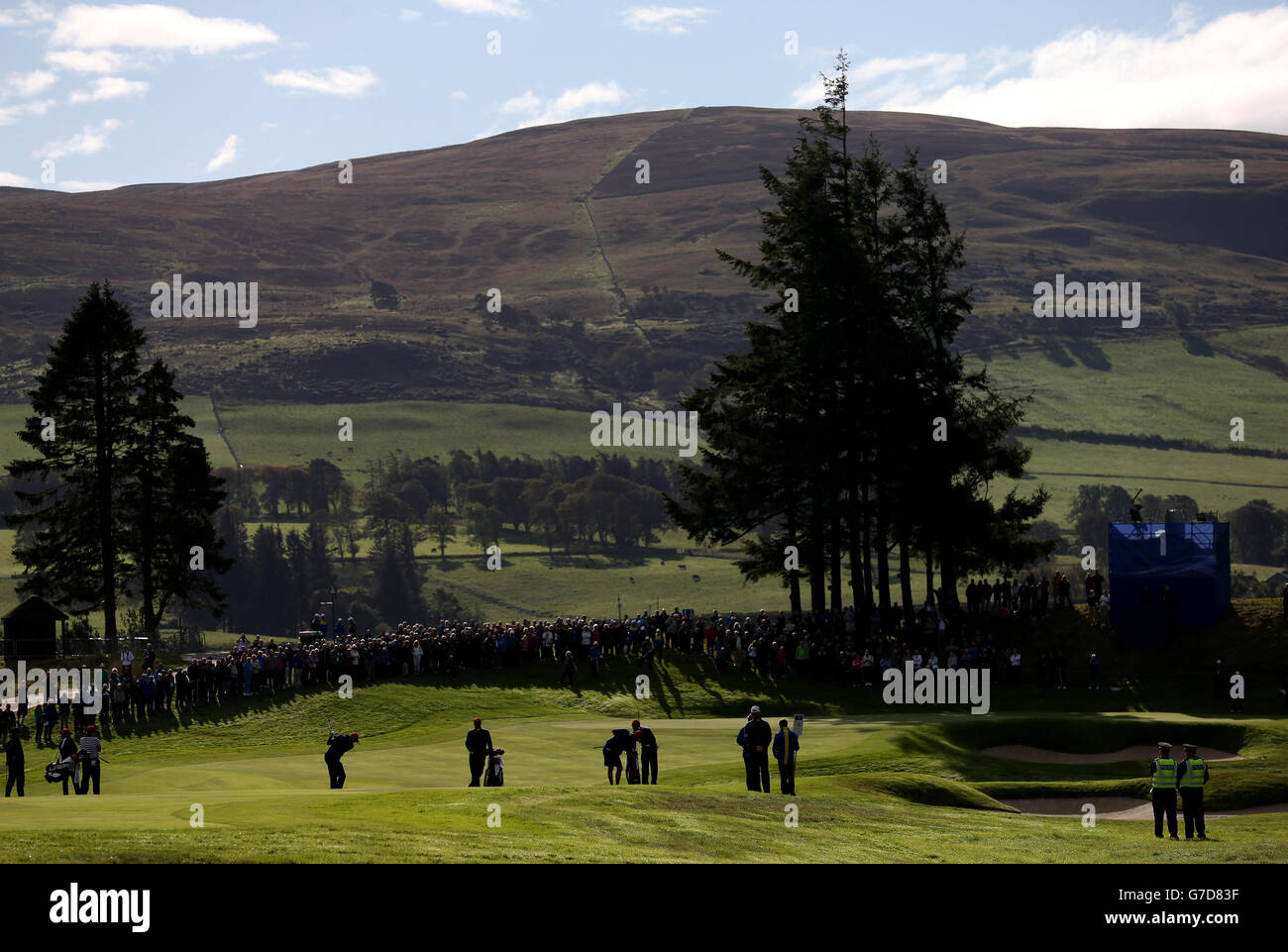 Golf - 40th Ryder Cup - Practice Day Two - Gleneagles Stock Photo