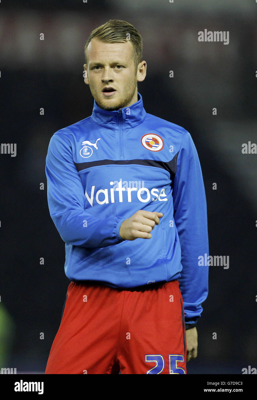 Soccer - Capital One Cup - Third Round - Derby County v Reading - iPro Stadium. Reading's Jake Taylor Stock Photo