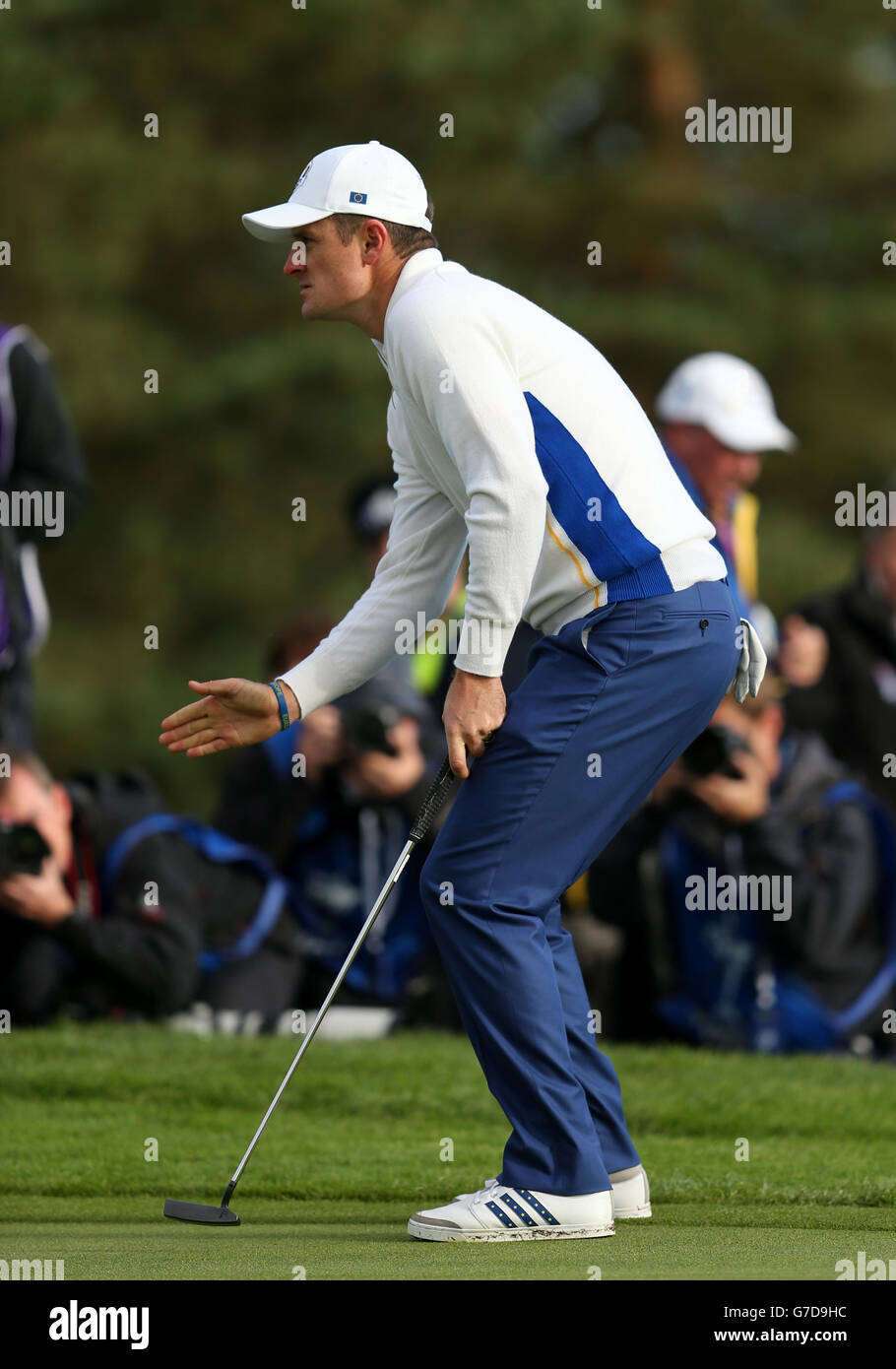 Golf - 40th Ryder Cup - Day Two - Gleneagles Stock Photo
