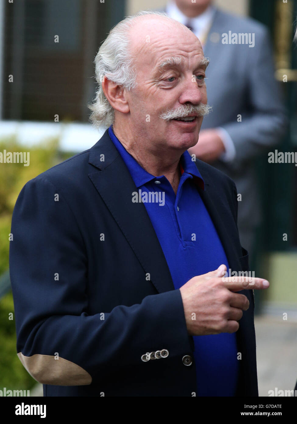 Dermot Desmond leaves The Gleneagles Hotel, Perthshire Stock Photo - Alamy