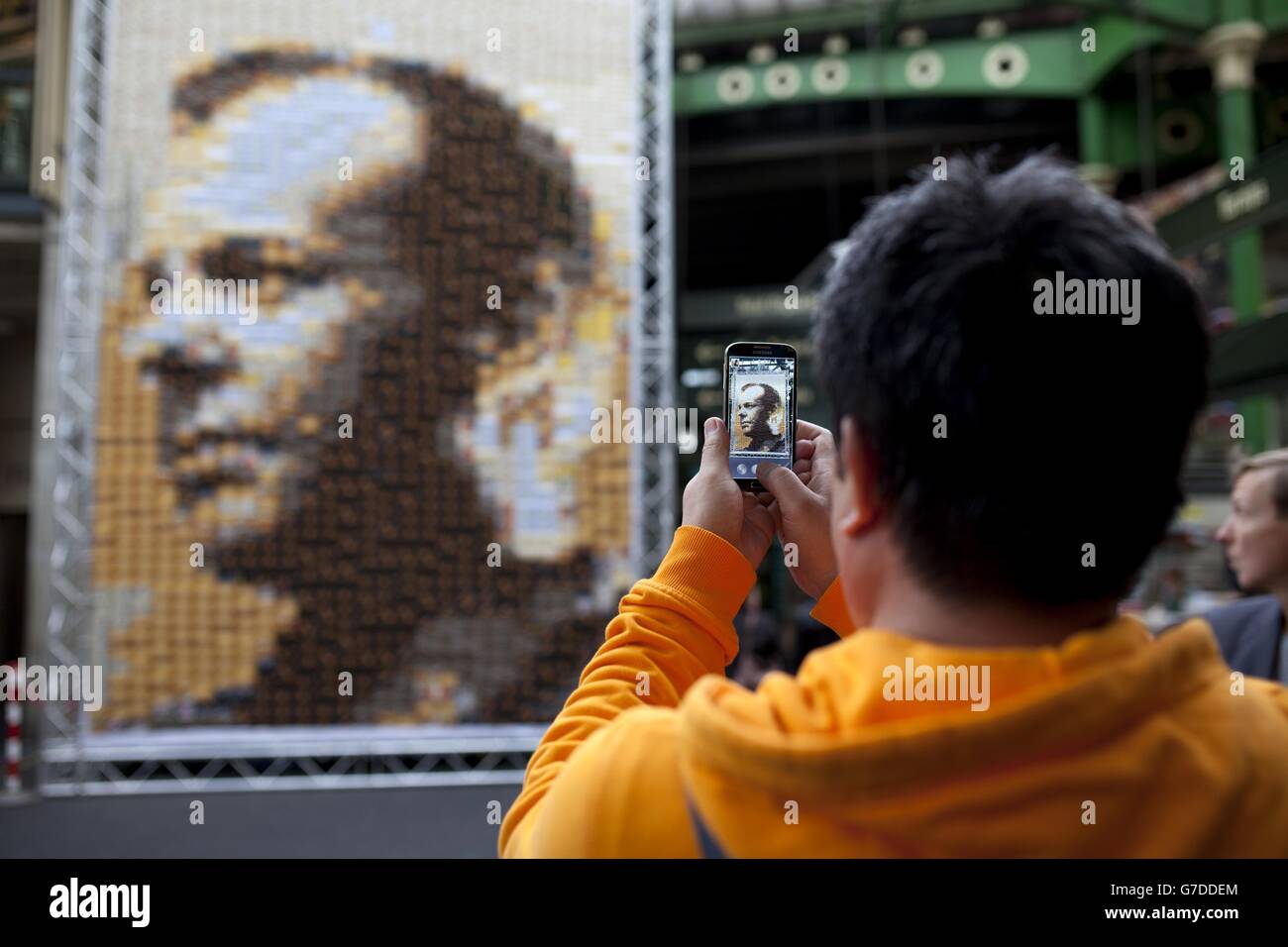 Jack Bauer poster installation - London Stock Photo