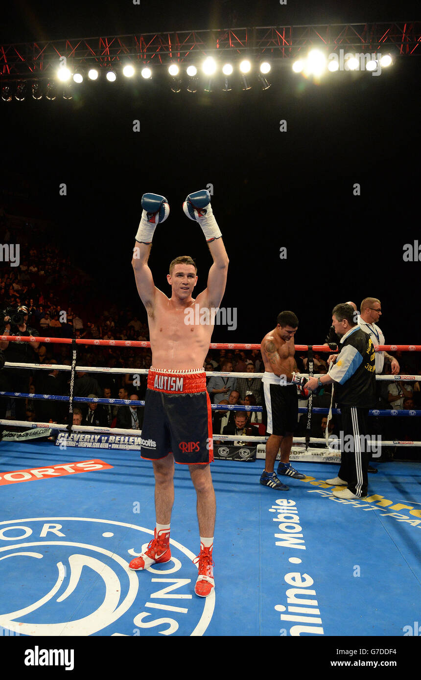 Boxing Leeds First Direct Arena Stock Photo Alamy