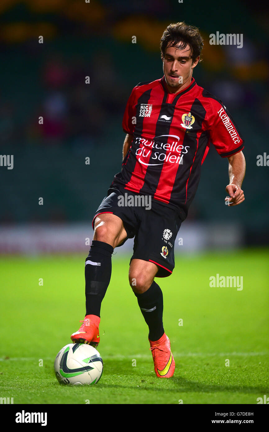 Soccer - Pre Season Friendly - Norwich City v OGC Nice - Carrow Road. Gregoire Puel, OGC Nice. Stock Photo