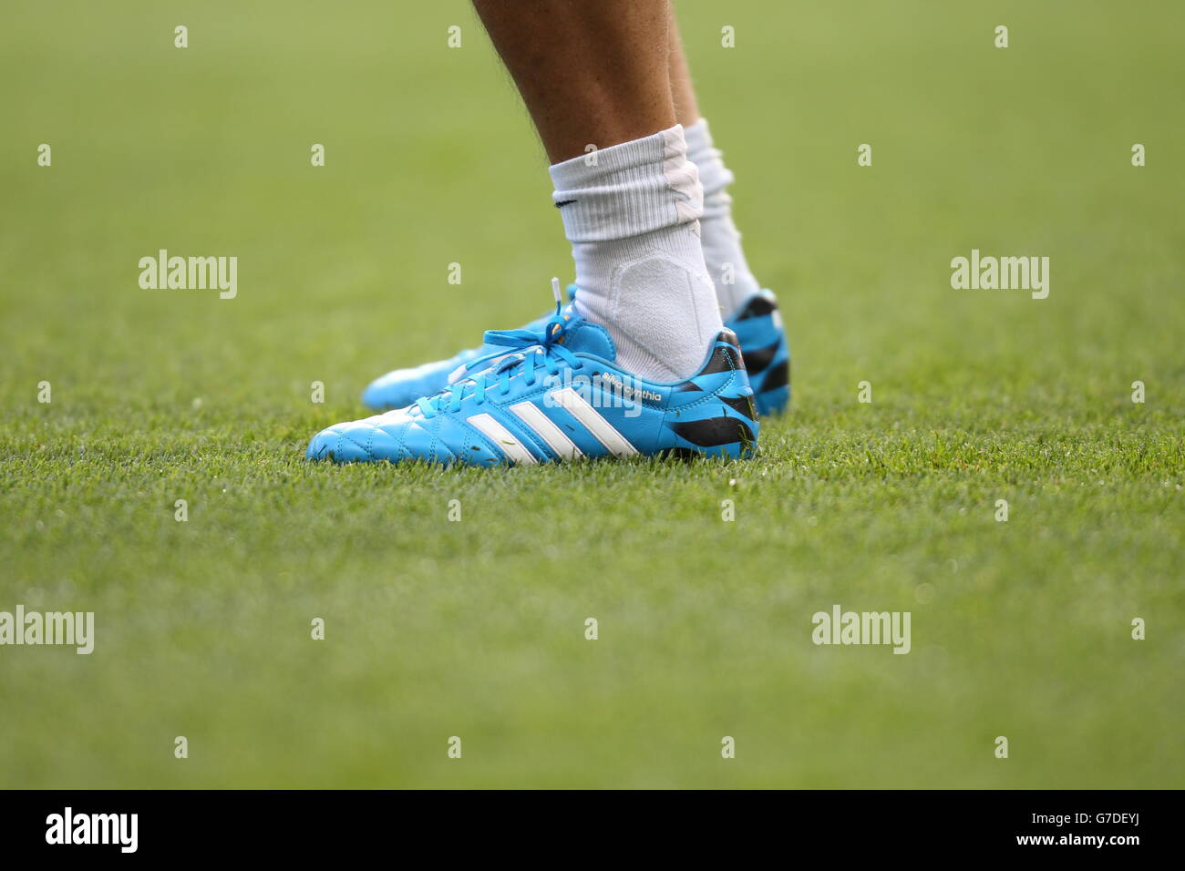 Personalised football boots hi-res stock photography and images - Alamy