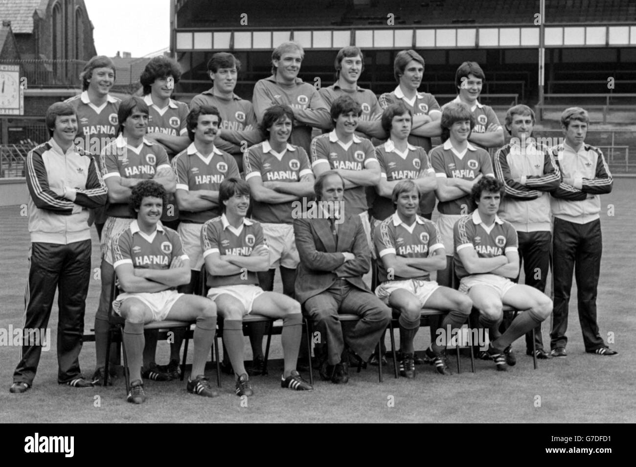 Everton Football Club 1980/81 Stock Photo