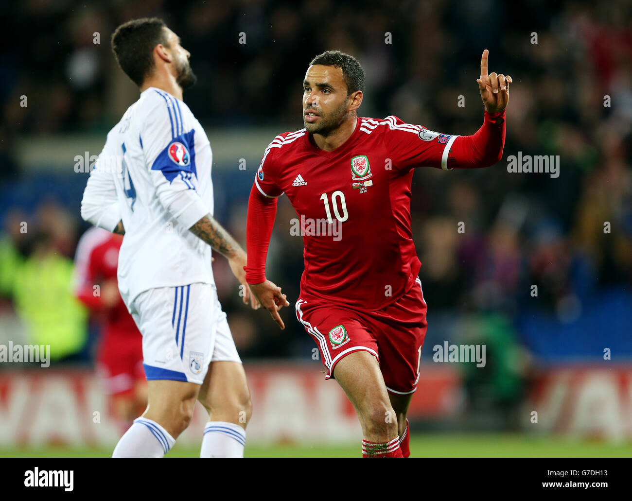Soccer Uefa Euro 16 Qualifying Group B Wales V Cyprus Cardiff City Stadium Stock Photo Alamy