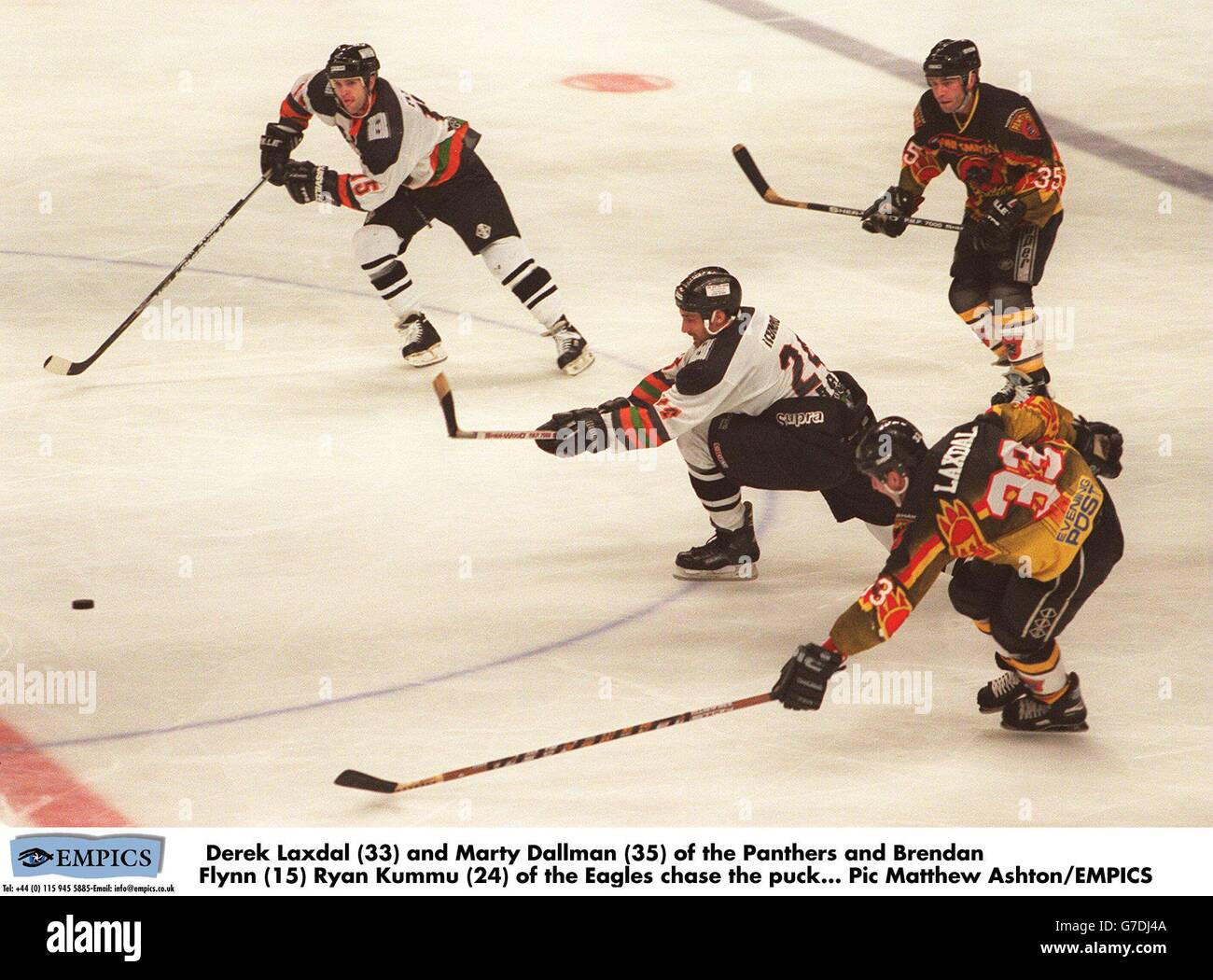 Ice Hockey British Benson and Hedges Cup Final Ayr Scottish Eagles v Nottingham Panthers