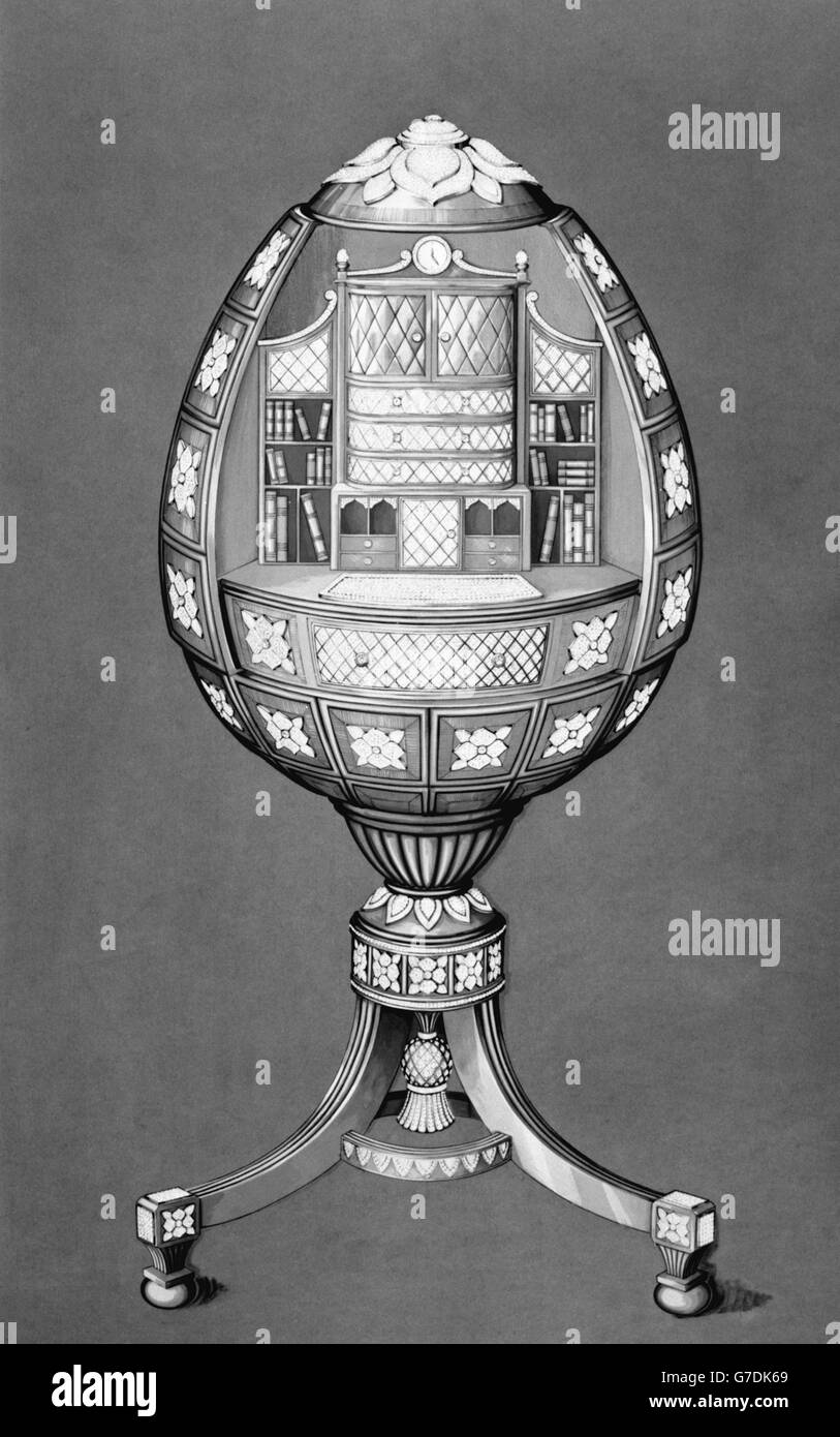 Art - Kutchinsky Jewellery Easter Egg - London. 7 million. Stock Photo