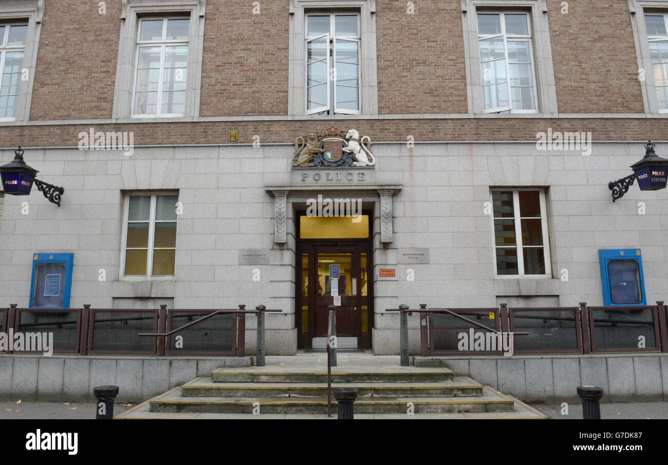Hammersmith Police Station stock Stock Photo Alamy