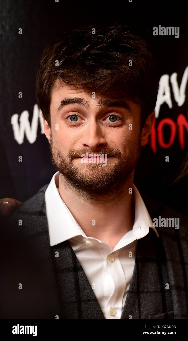 Daniel radcliffe attends premiere what if odeon west end hires stock