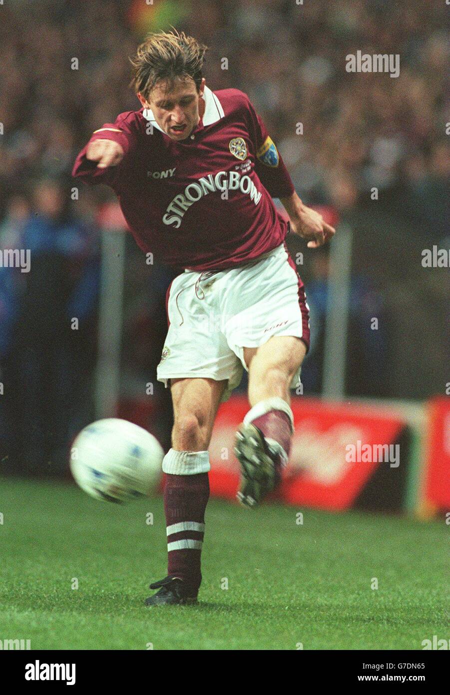 Soccer ... Scottish Coca Cola Cup Final ... Rangers v Hearts Stock Photo