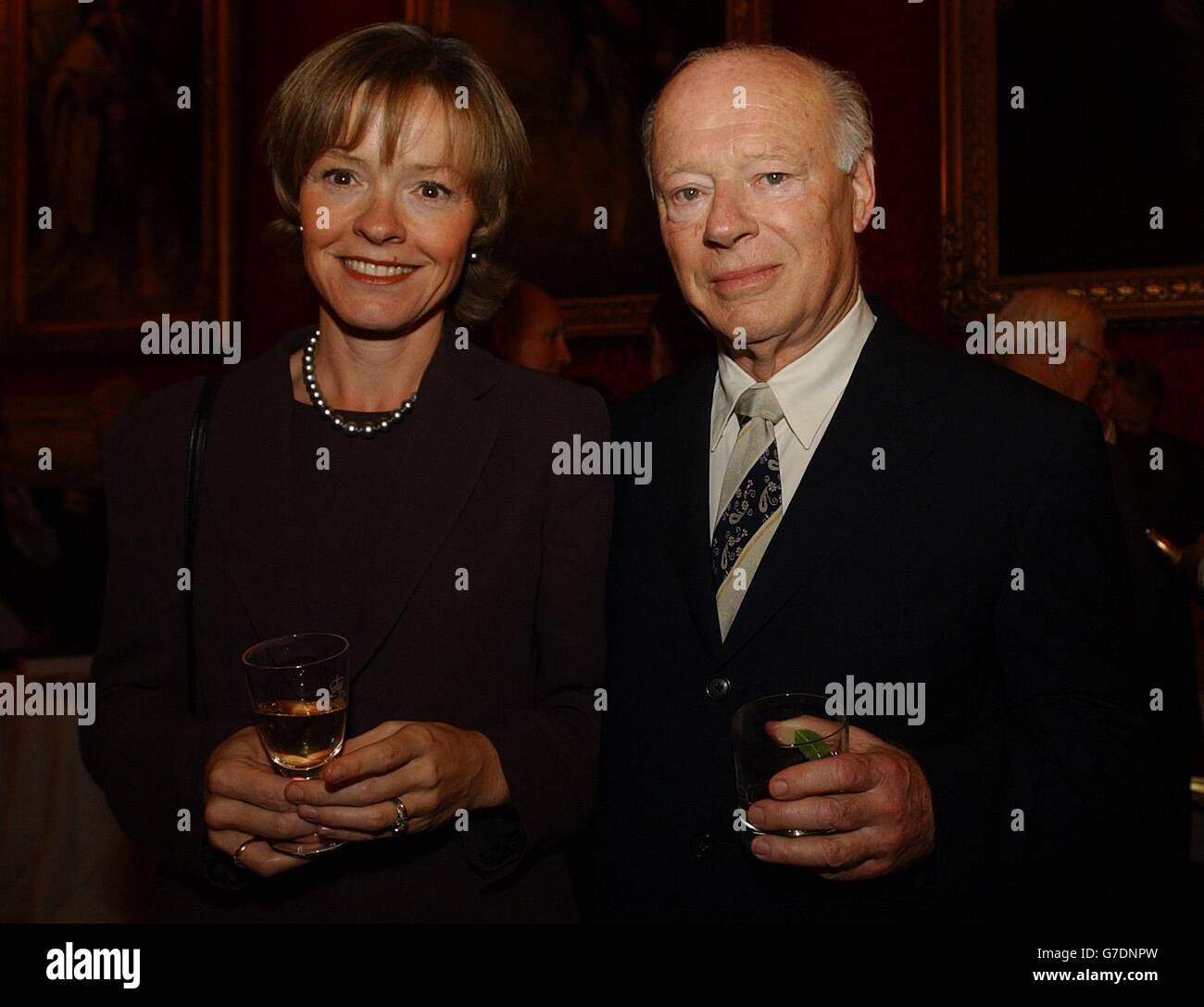 Bernard Haitink and Patricia Haitink at a reception of The Order of The Companions of Honour at St James's Palace, London. Stock Photo