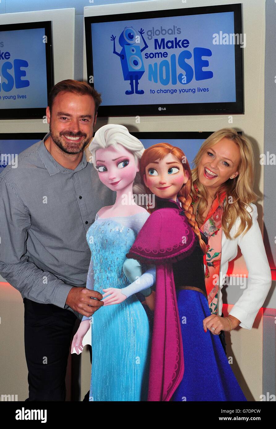 Globals make some noise charity launch hi-res stock photography and