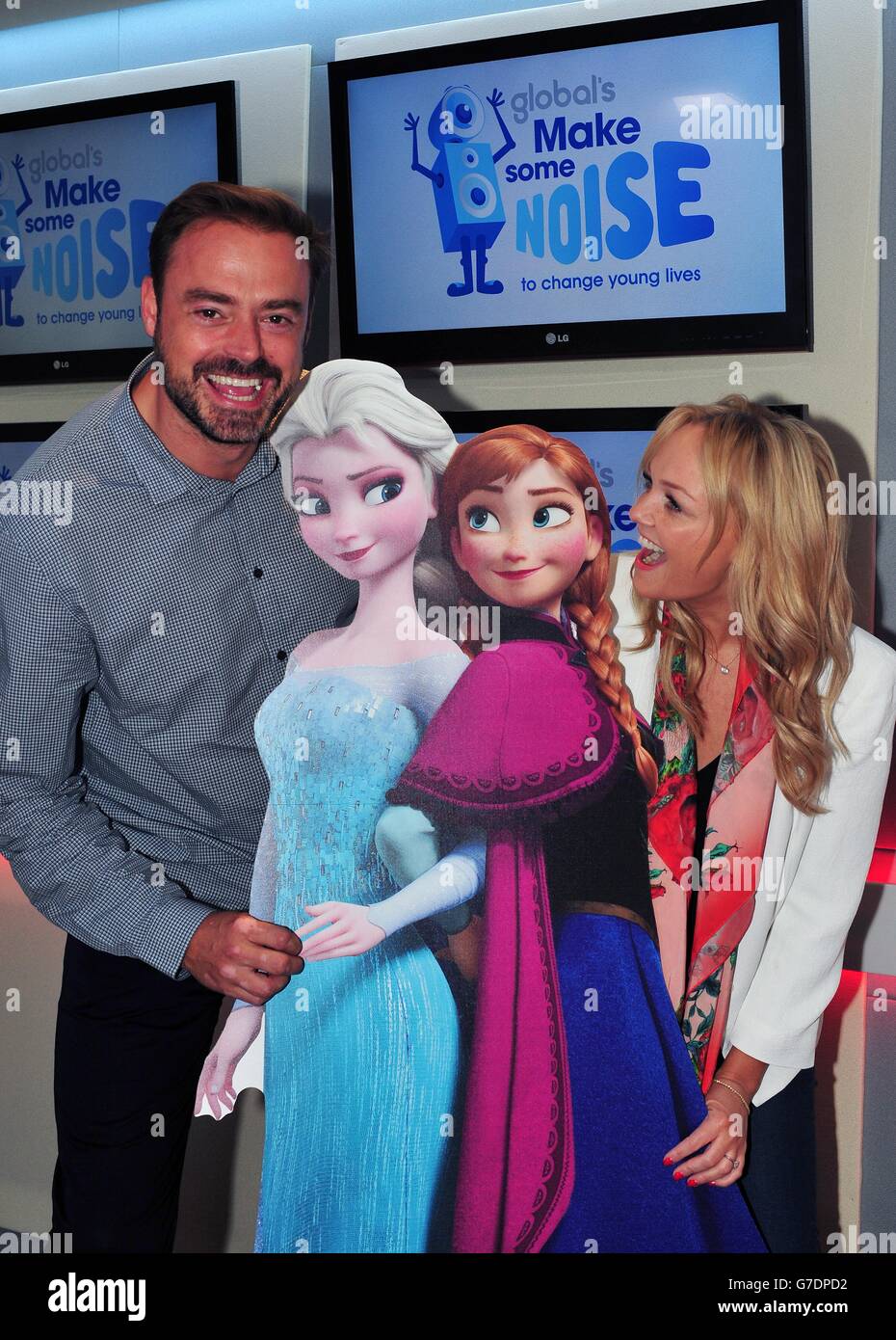 Globals make some noise charity launch hi-res stock photography and