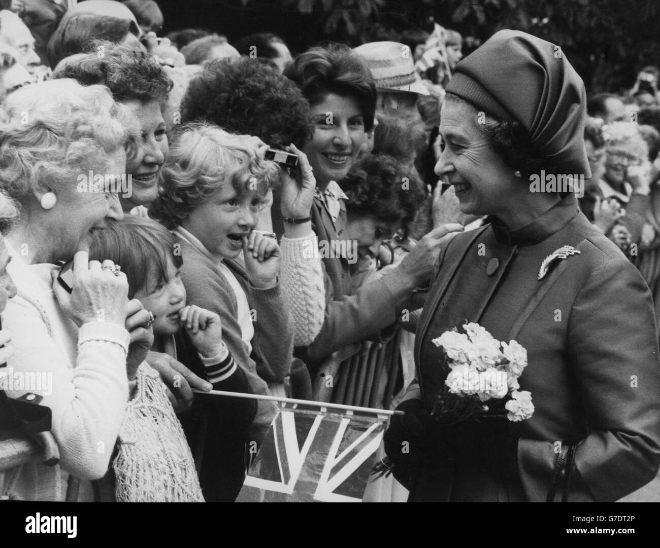 Royalty - Queen Elizabeth II - Jersey Stock Photo - Alamy