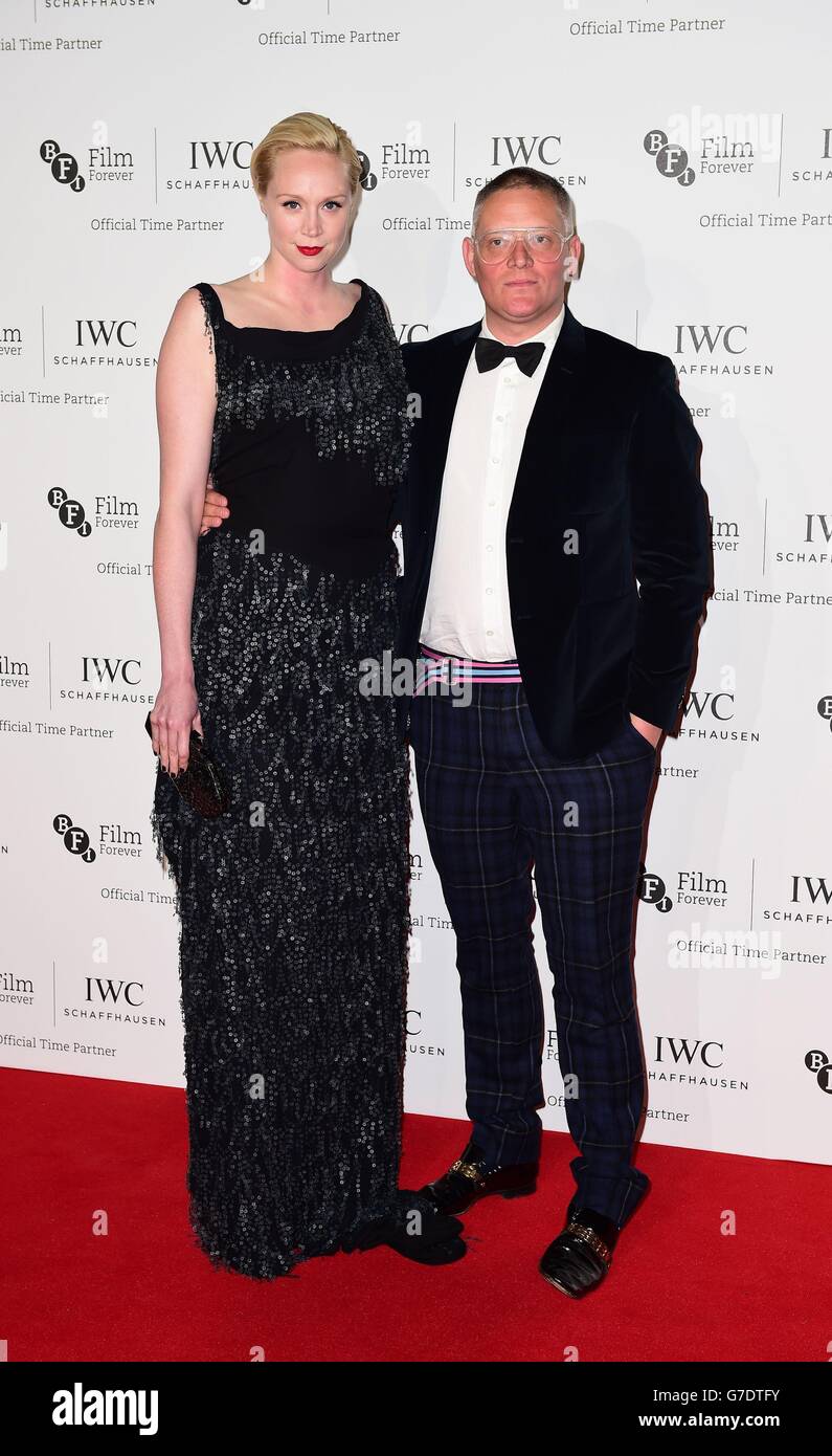 Gwendoline Christie and Giles Deacon attending the IWC gala in