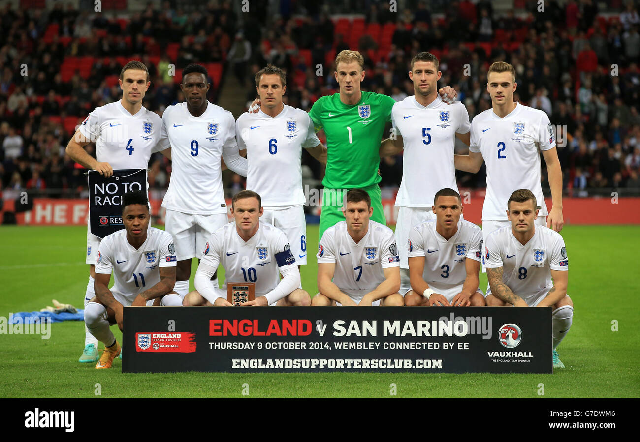 England team group top row left to right phil jagielka hires stock