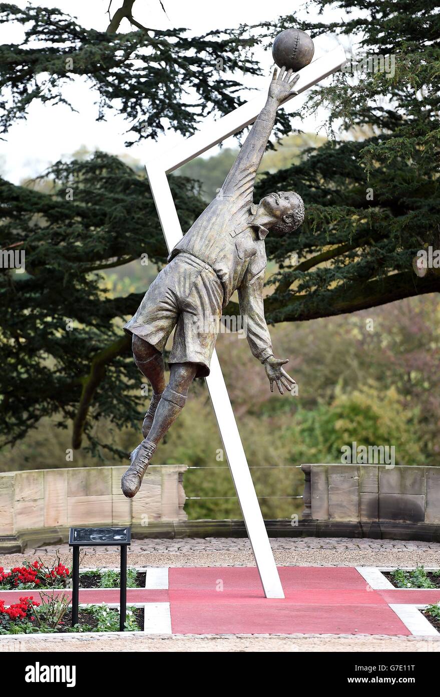 Soccer - Arthur Wharton Statue Unveiling - St. George's Park Stock Photo