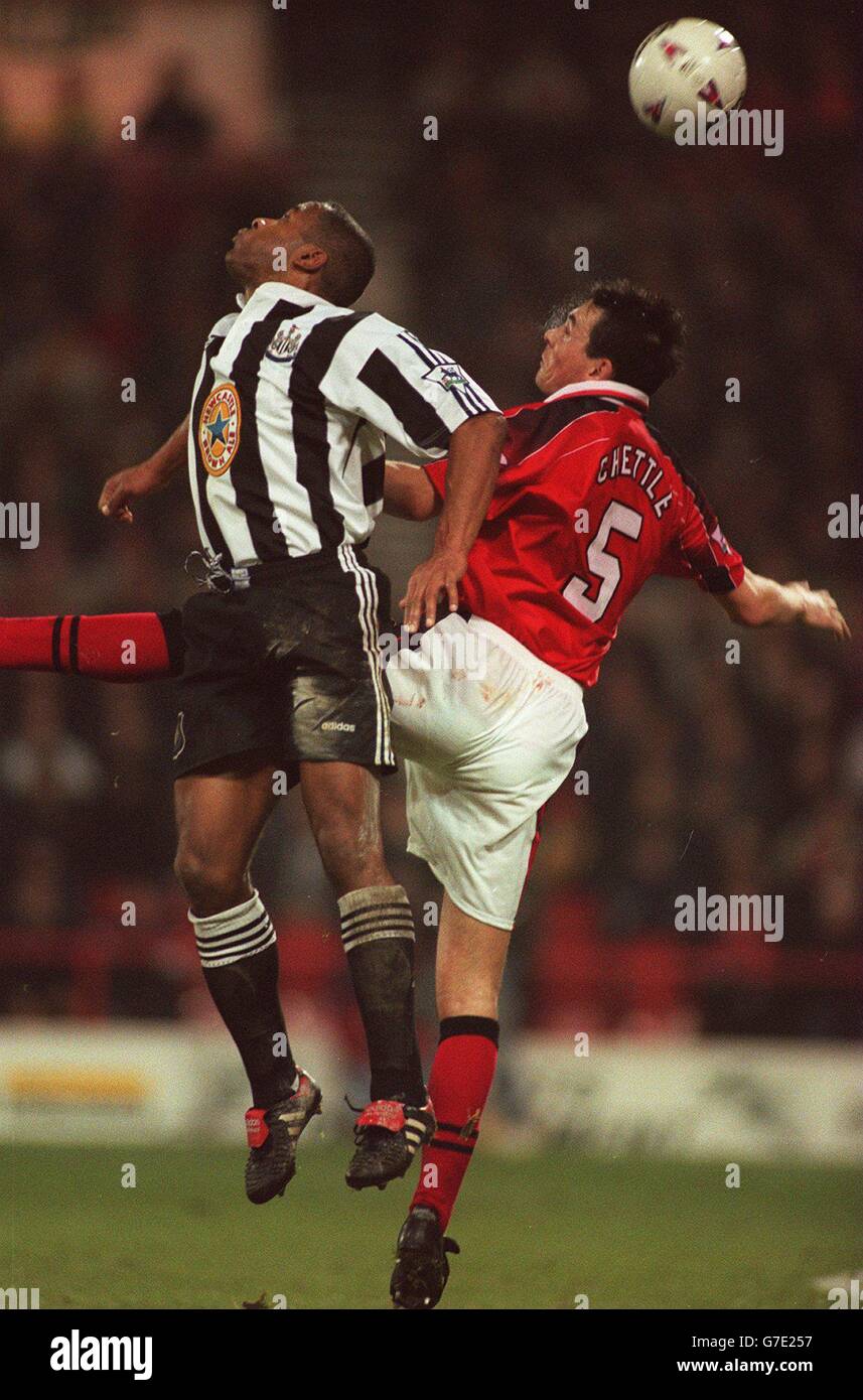 Soccer ... Carling Premiership League ... Nottingham Forest v Newcastle ...