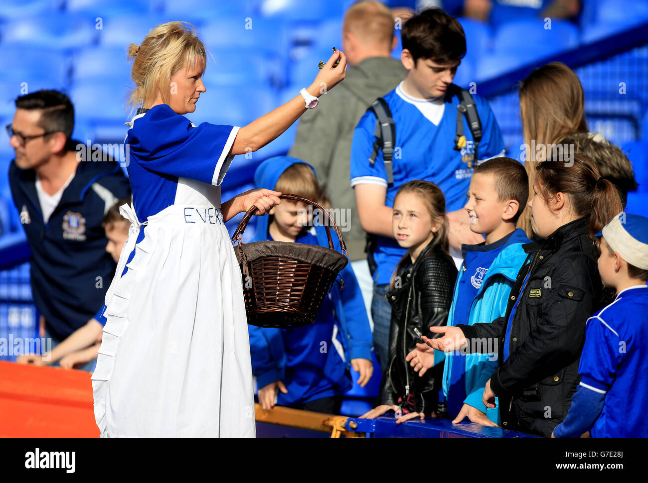 Everton toffee lady hires stock photography and images Alamy