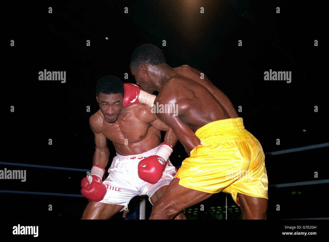 Boxing WBO World Middleweight Title Fight Chris Eubank v Michael