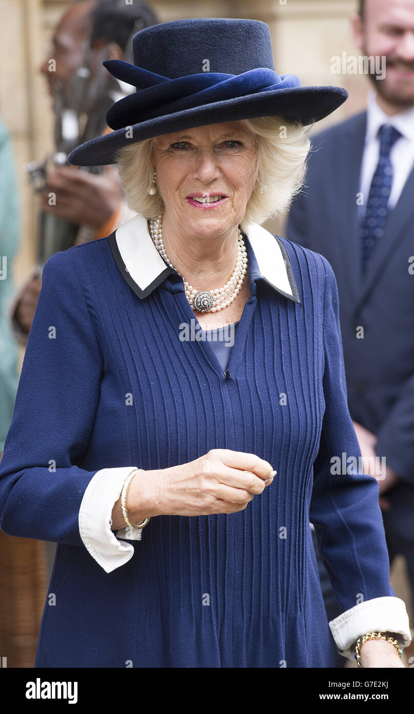 The Duchess of Cornwall attending the British Food Fortnight's
