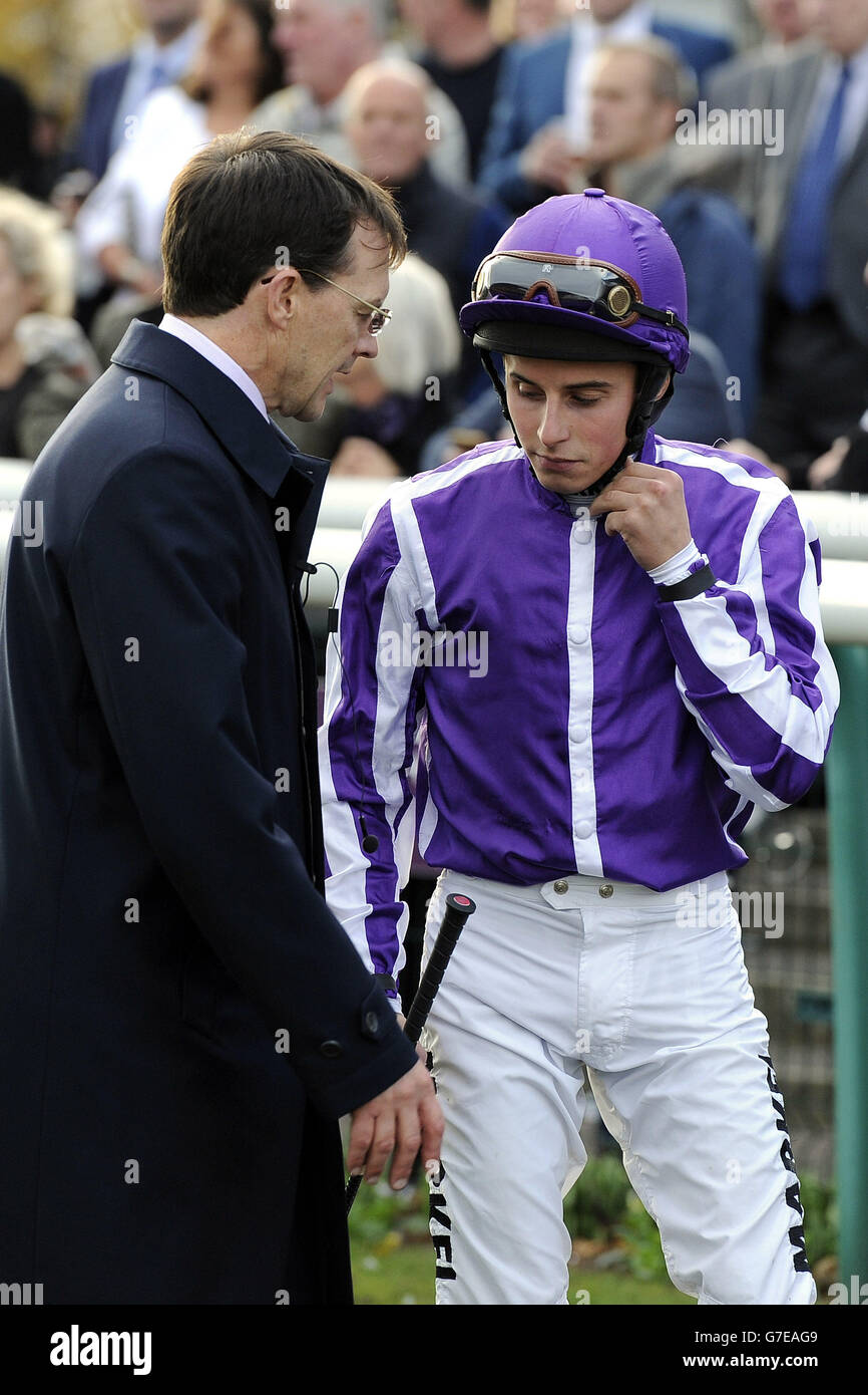Racing Post Trophy Day Doncaster Racecourse High Resolution Stock ...