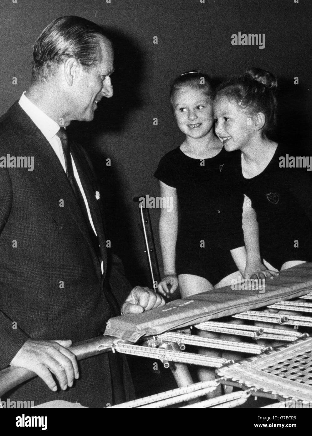 Royalty Picketts Lock Centre Opening Duke of Edinburgh Stock Photo