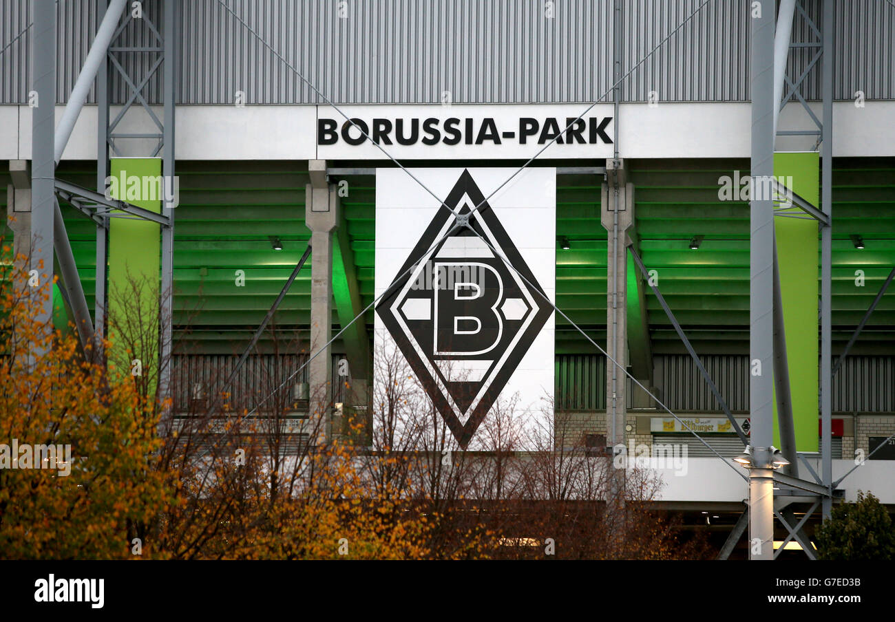 Soccer - UEFA Europa League - Group A - Borussia Monchengladbach v Apollon Limassol - Borussia-Park. A general view of Borussia-Park Stock Photo