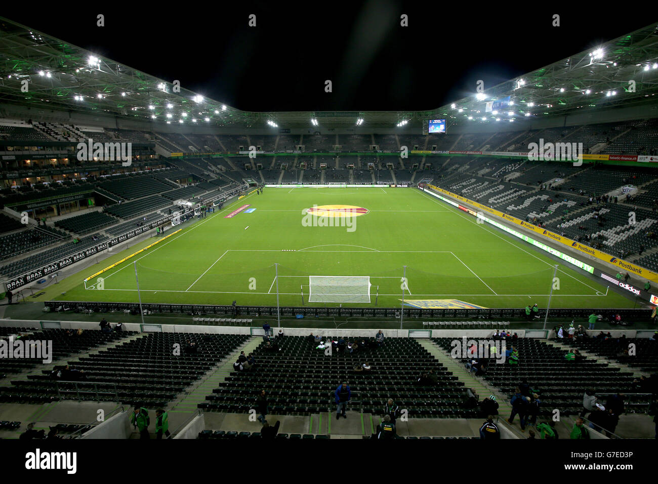 Soccer - UEFA Europa League - Group A - Borussia Monchengladbach v Apollon Limassol - Borussia-Park. A general view of Borussia-Park Stock Photo