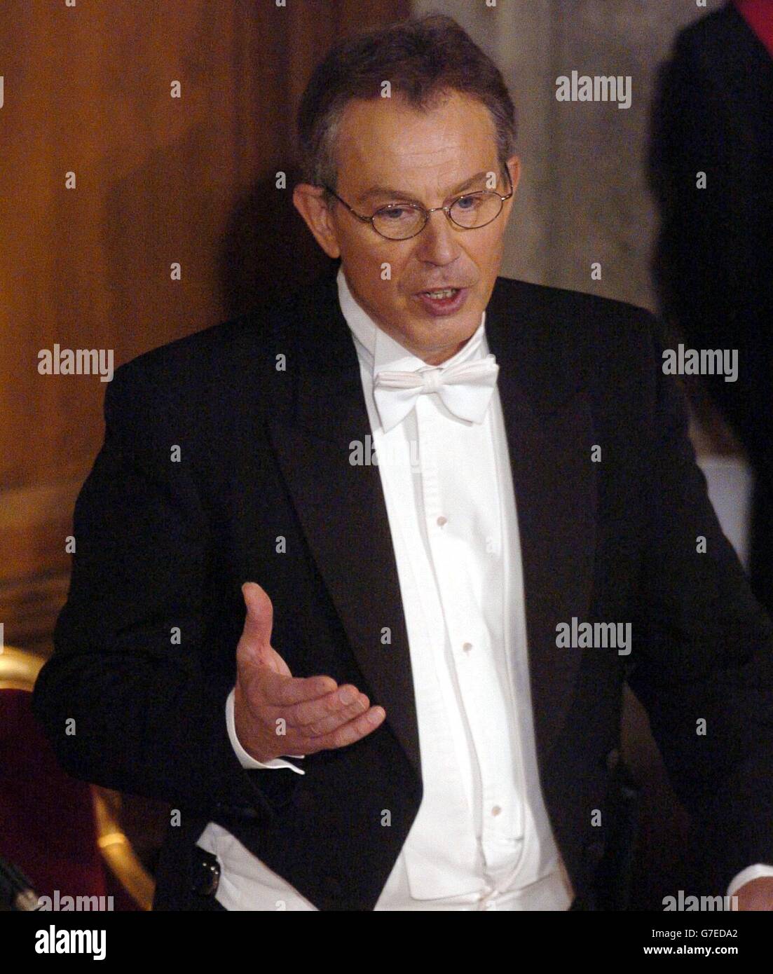 Tony Blair Lord Mayor's banquet Stock Photo - Alamy