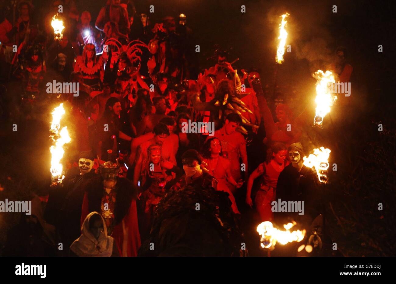 Samhuinn Fire Festival Stock Photo Alamy