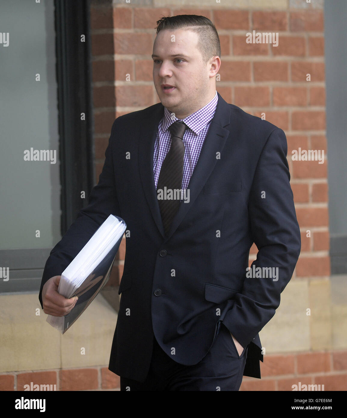 Pub landlord Daryl Salt arrives at Teesside Crown Court, Middlesbrough