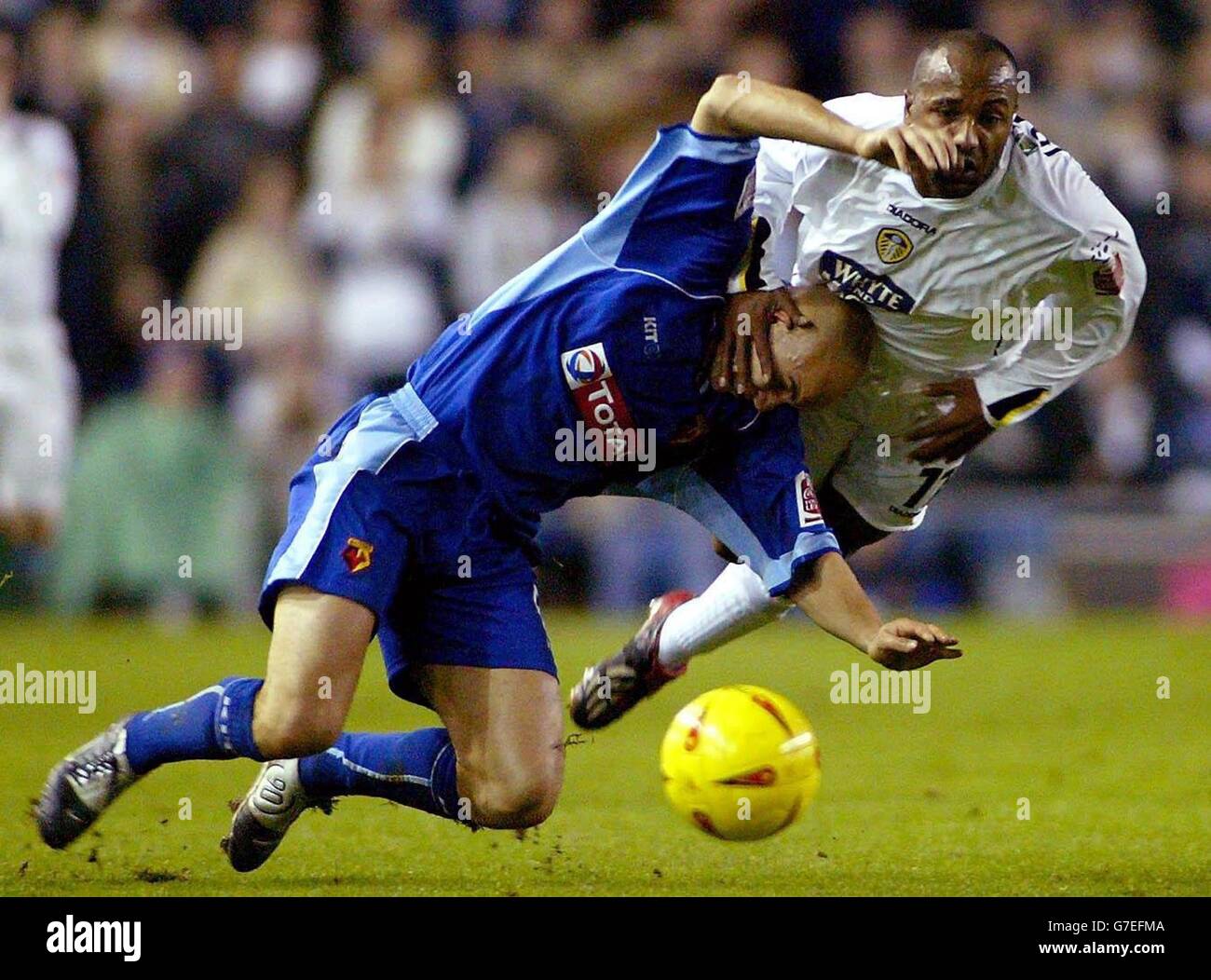 Sport football action julian joachim gavin mahon hi-res stock ...