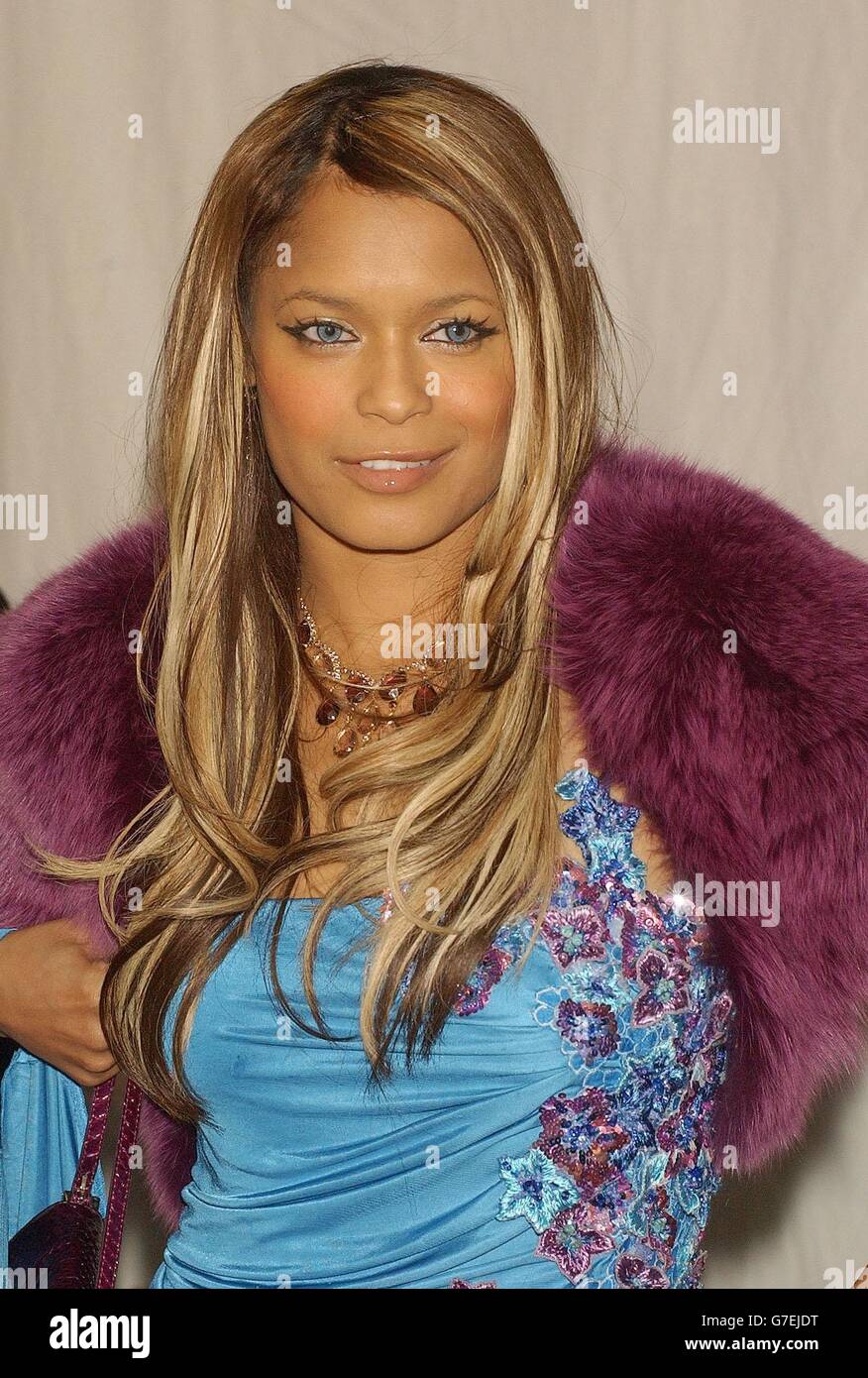 Singer Blu Cantrell arrives for Sean “P. Diddy” Combs’ 35th Birthday
