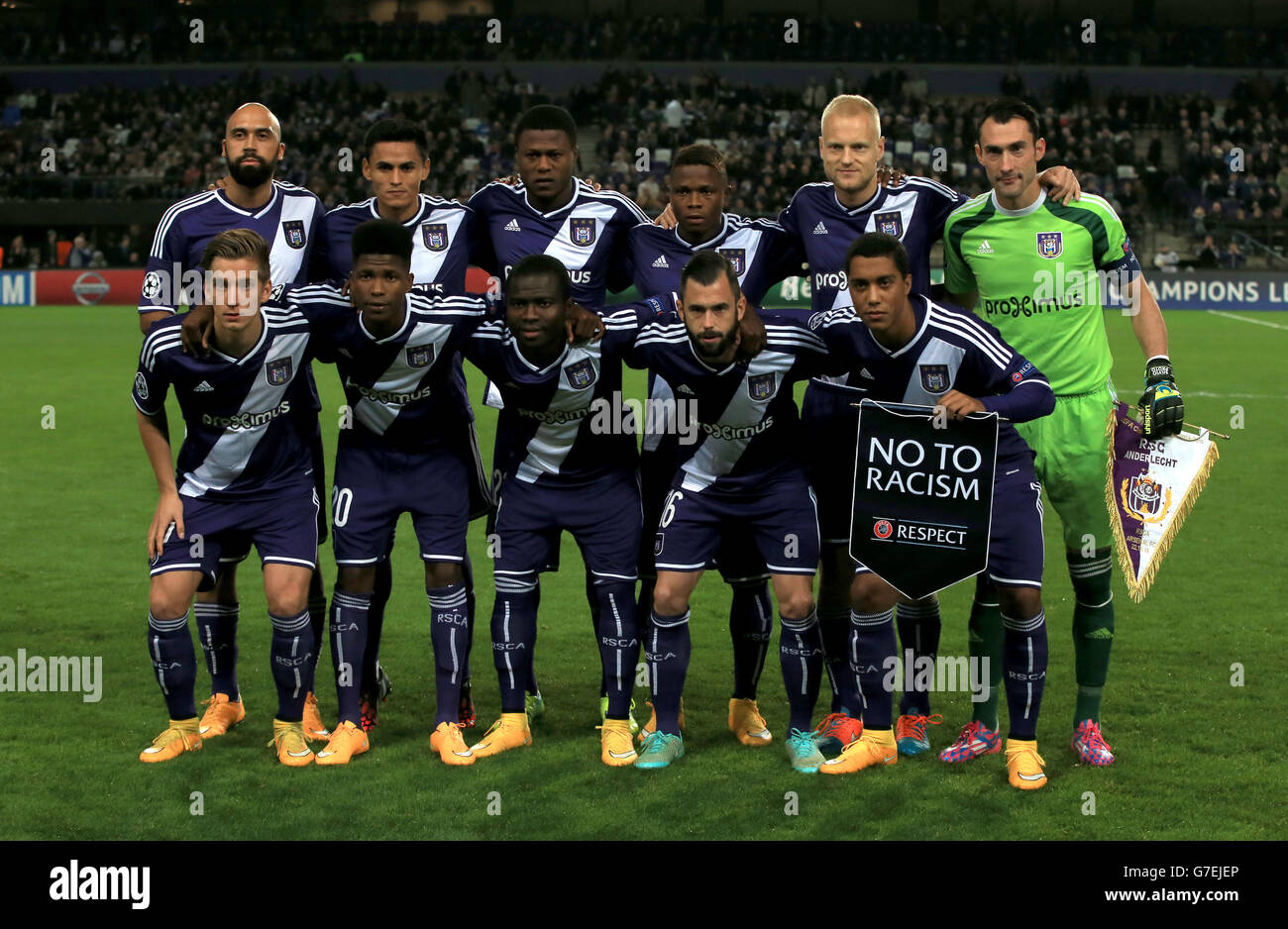 ANDERLECHT, BELGIUM - APRIL 11: 2-1 RSC Anderlecht, goal by Albert Sambi  Lokonga of RSC Anderlecht during the Jupiler Pro League match between RSC  And Stock Photo - Alamy