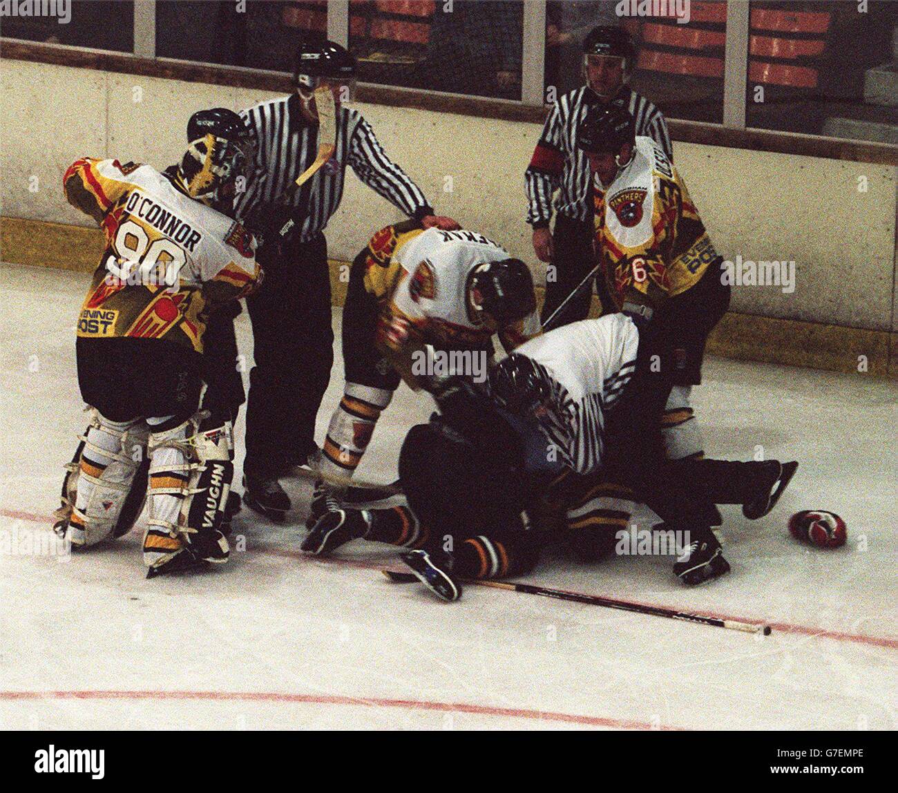 Ice Hockey Nottingham Panthers v University of Manitoba. The