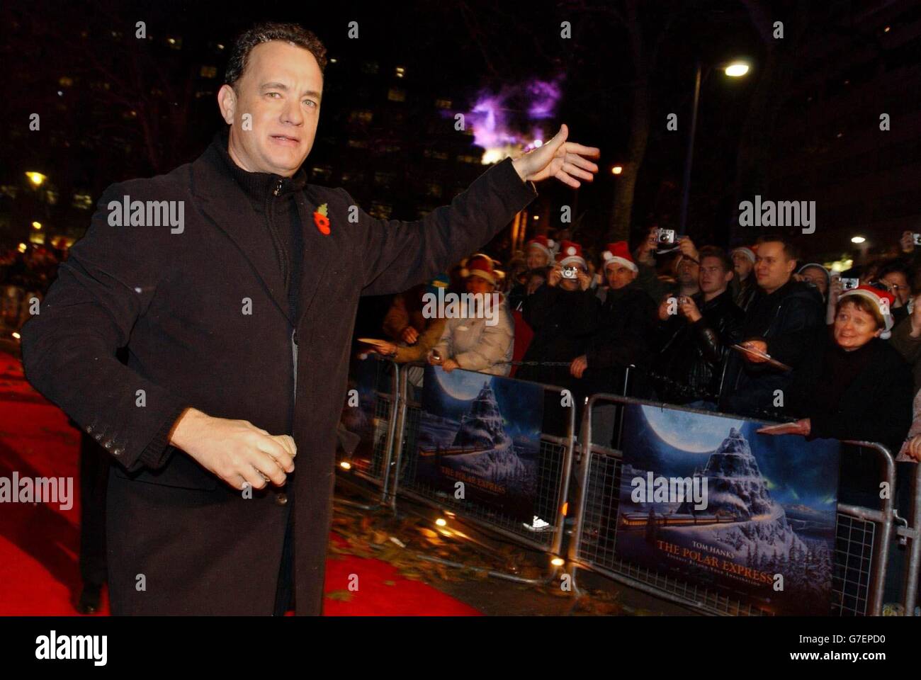 Tom Hanks Polar Express Stock Photo
