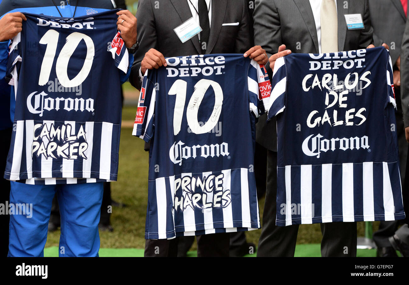 Royal visit to Mexico- Day One Stock Photo