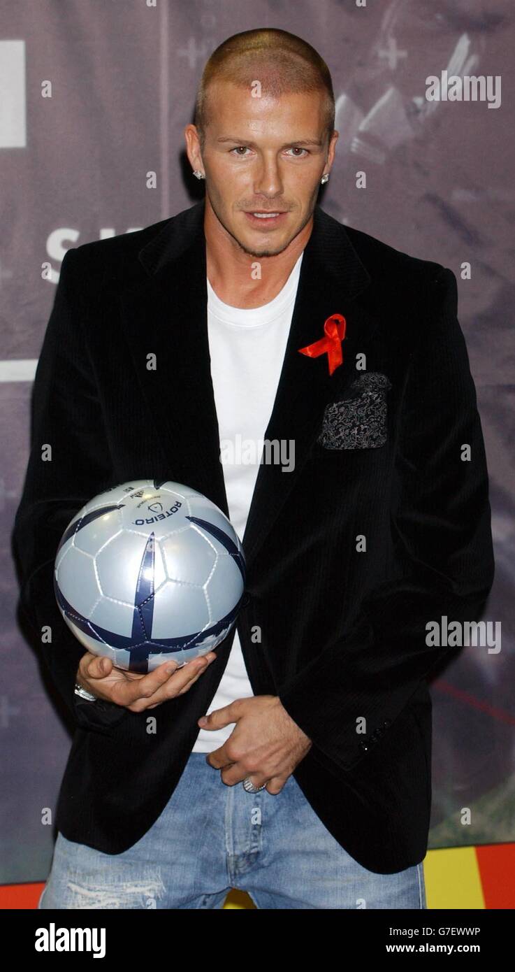 David Beckham DVD signing Stock Photo