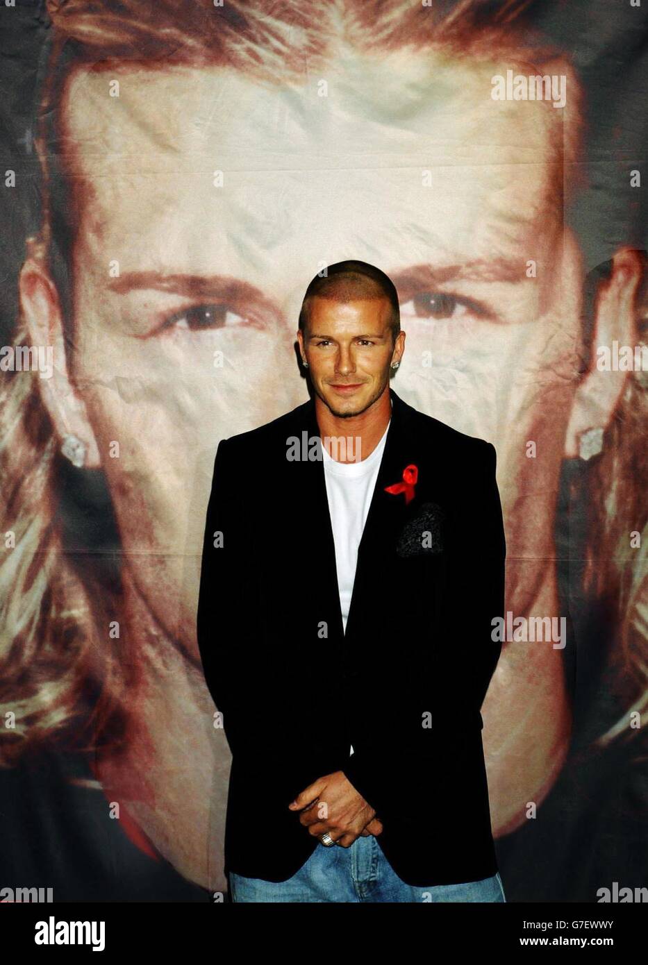 David Beckham DVD signing Stock Photo