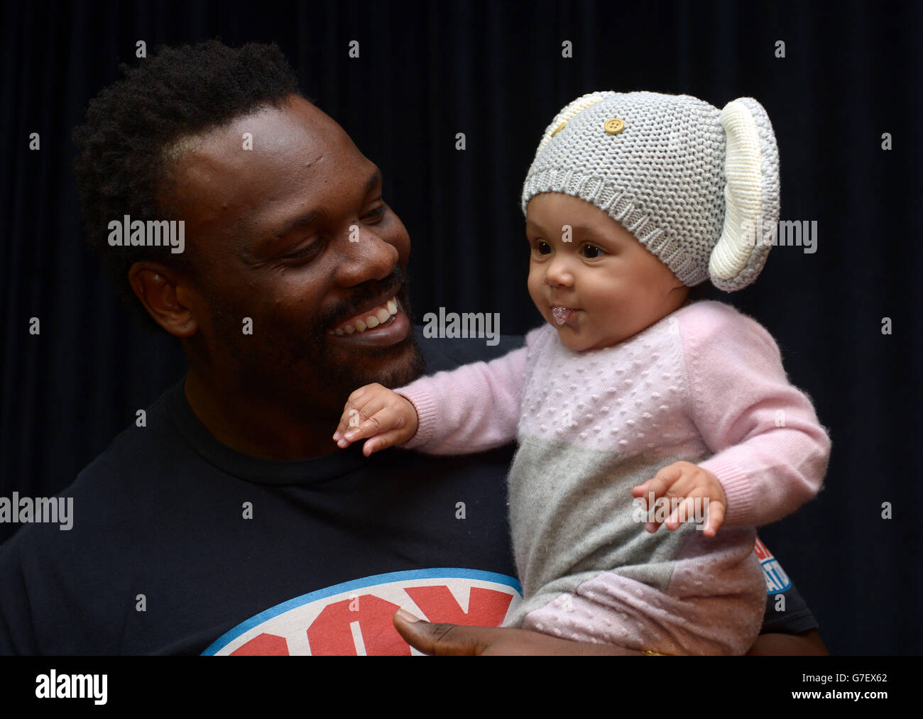 Boxing Dereck Chisora Media Work Out Malmaison Hotel Stock Photo Alamy
