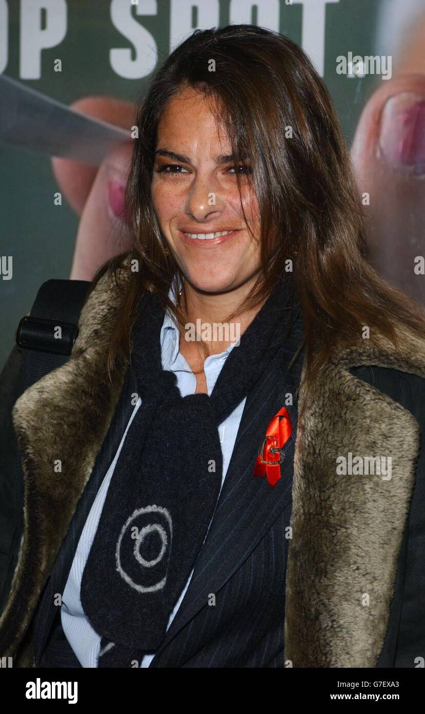 Artist Tracey Emin arrives for the charity gala screening of her new