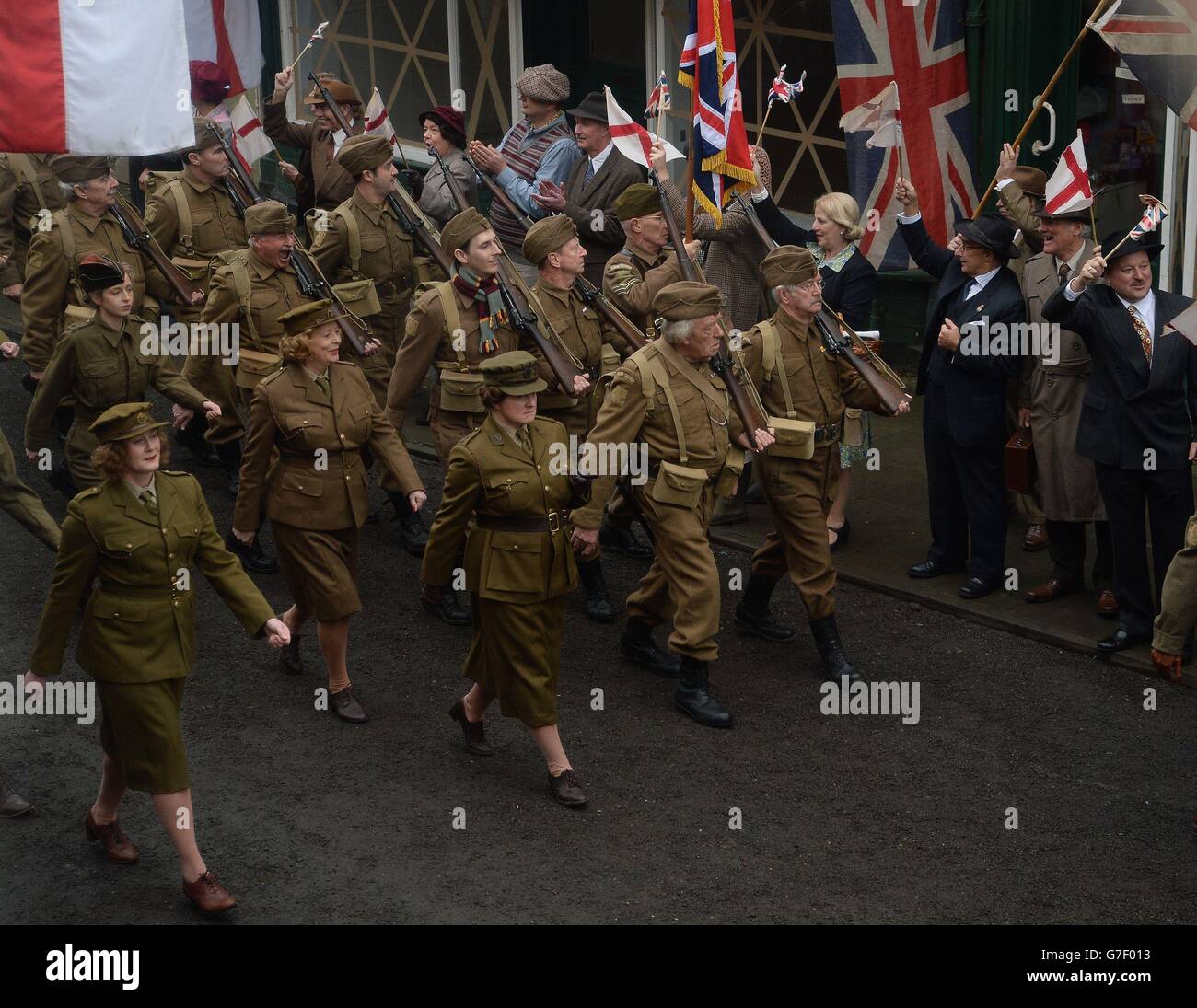 Dad's Army Filming - Bridlington Stock Photo - Alamy