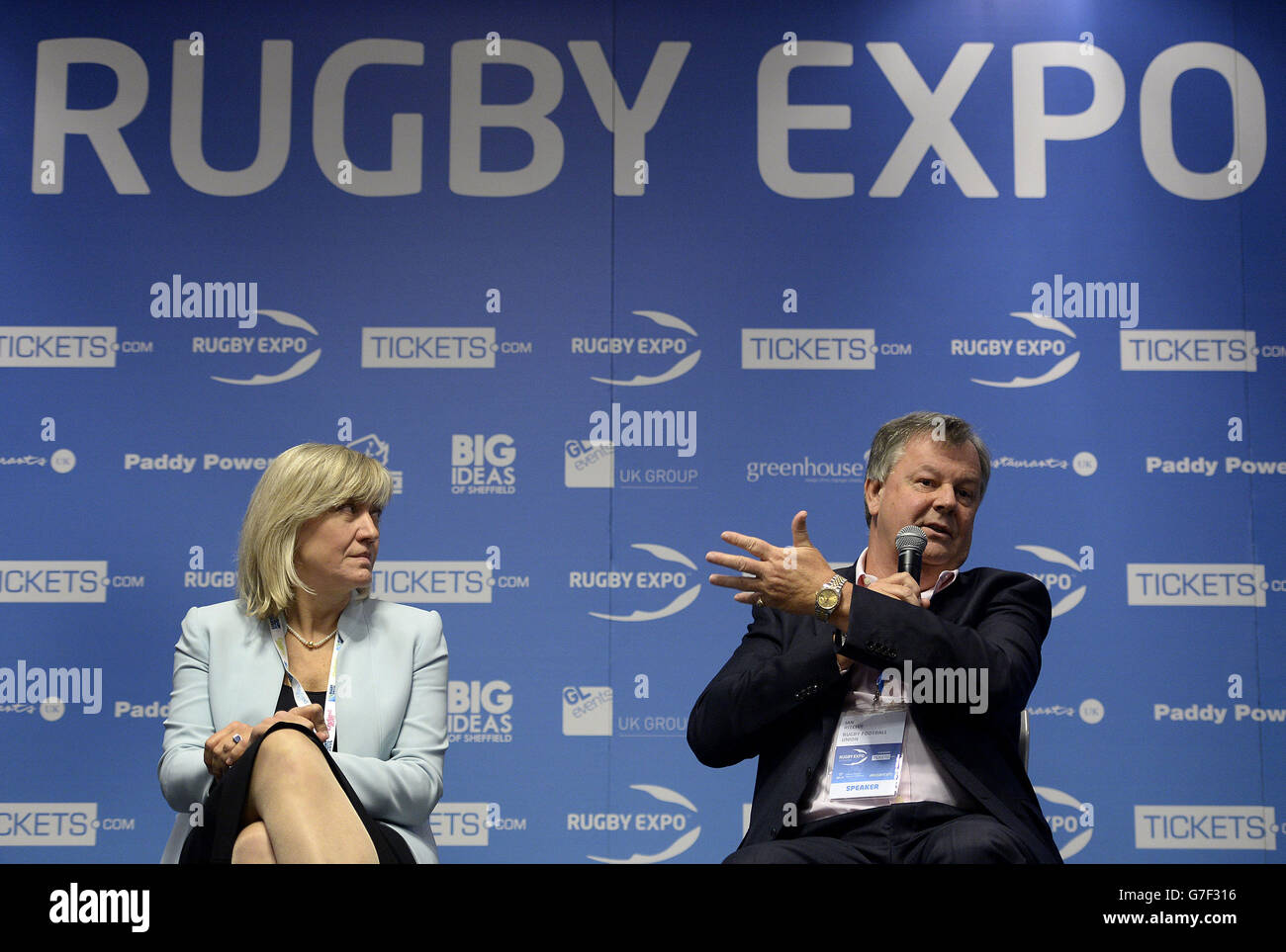 Rugby Union - 2014 Rugby Expo - Day Two - Twickenham Stock Photo