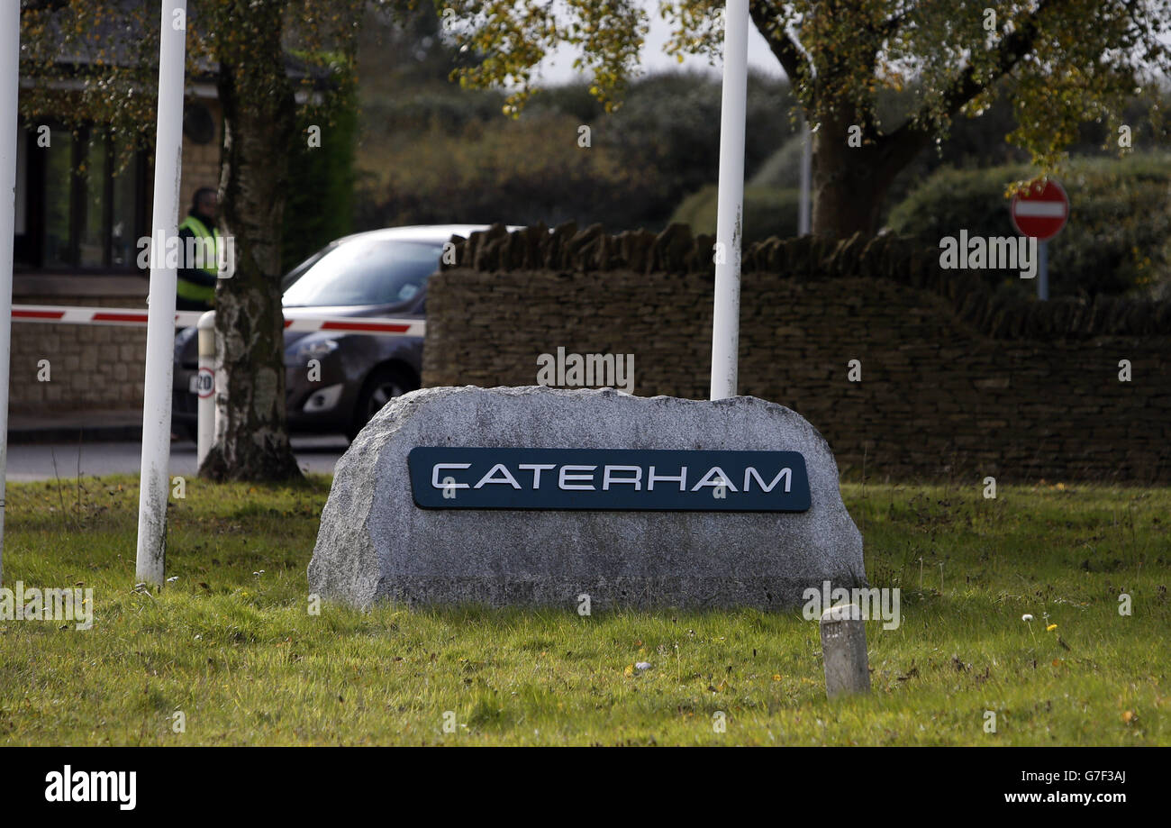 Formula One Motor Racing - Caterham Stock Photo