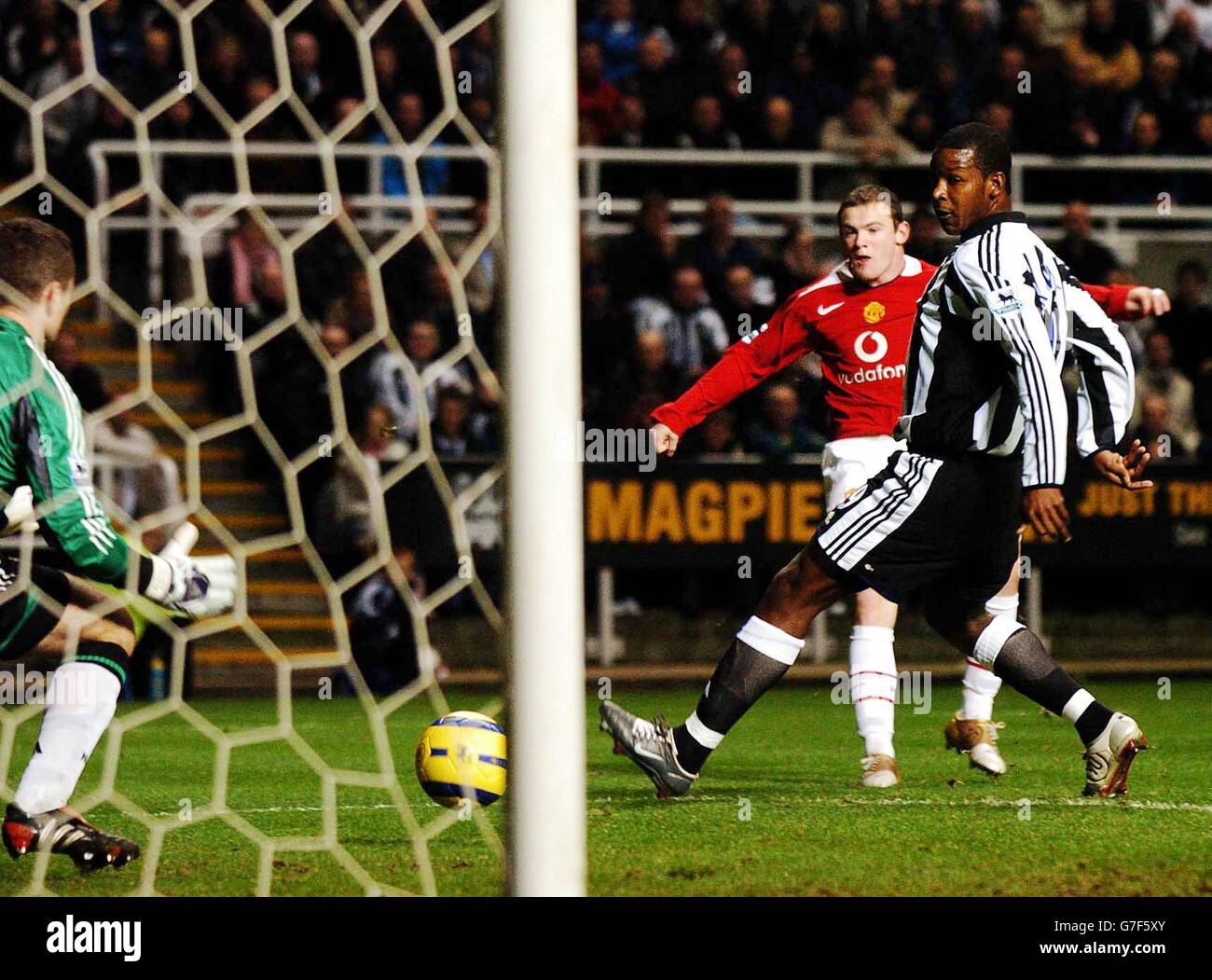 Newcastle v Manchester Utd Stock Photo