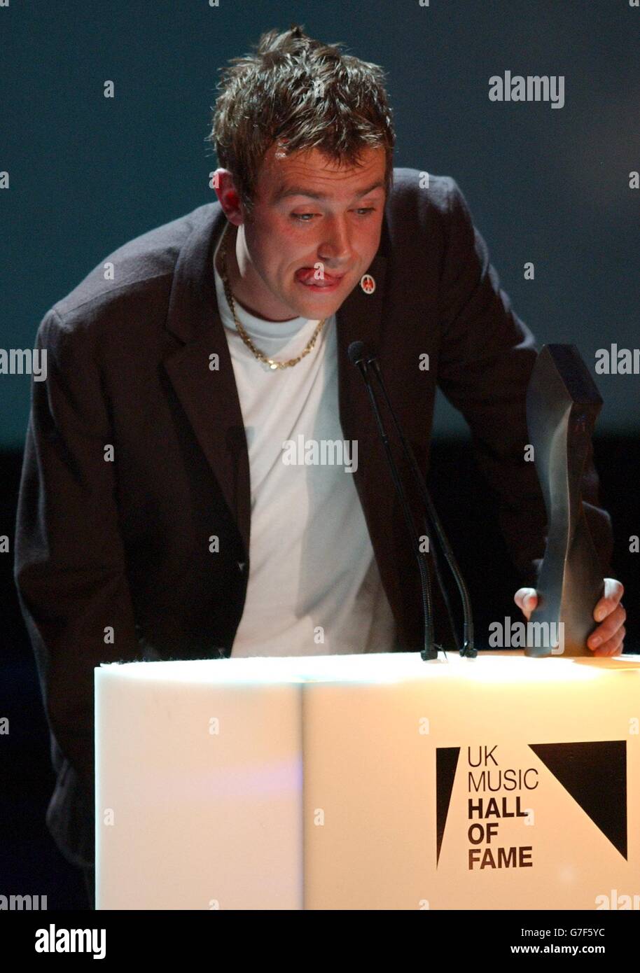 Damon Albarn during the UK Music Hall of Fame live final at Hackney
